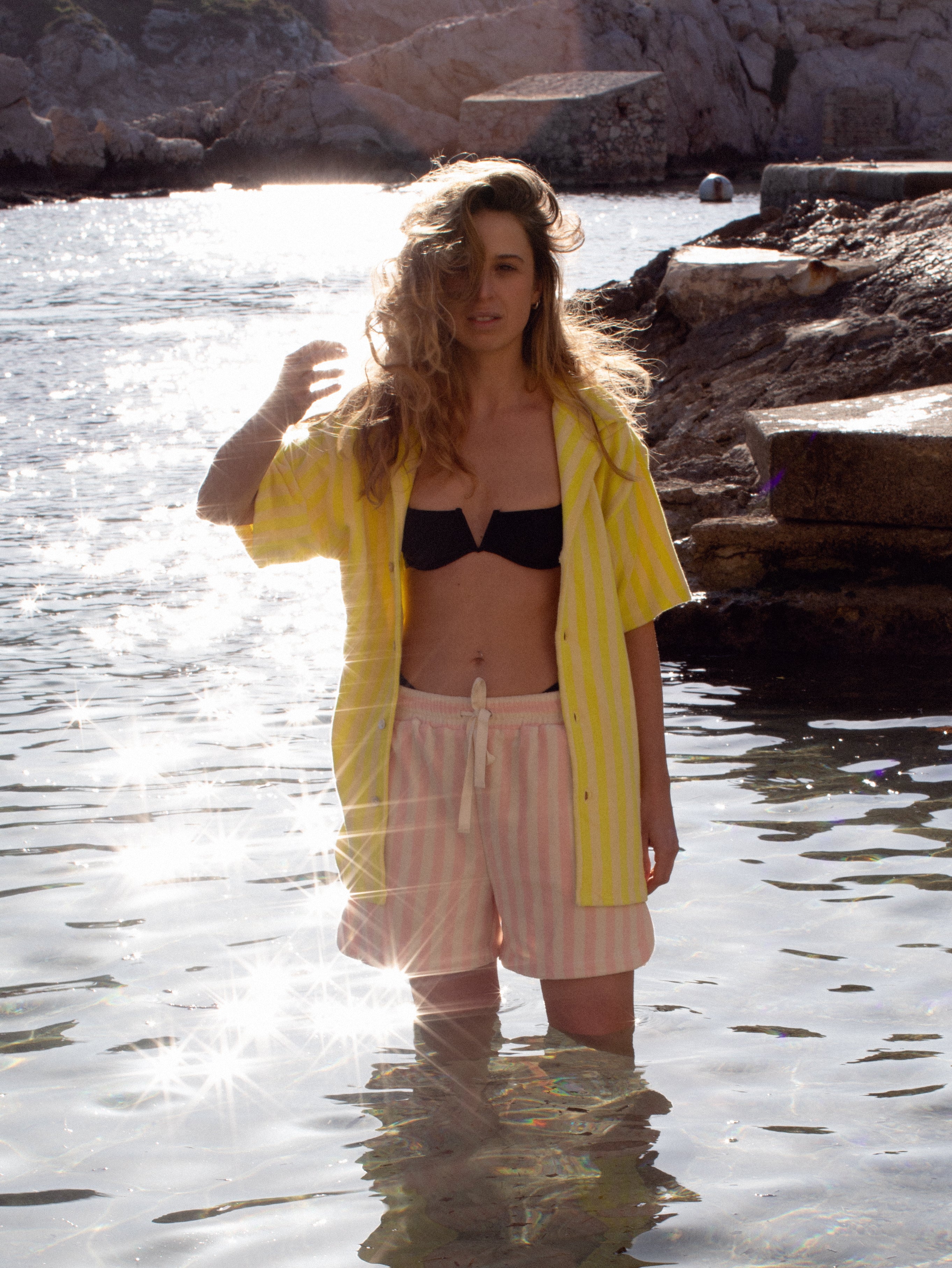 Naram Shirt, pristine & neon yellow