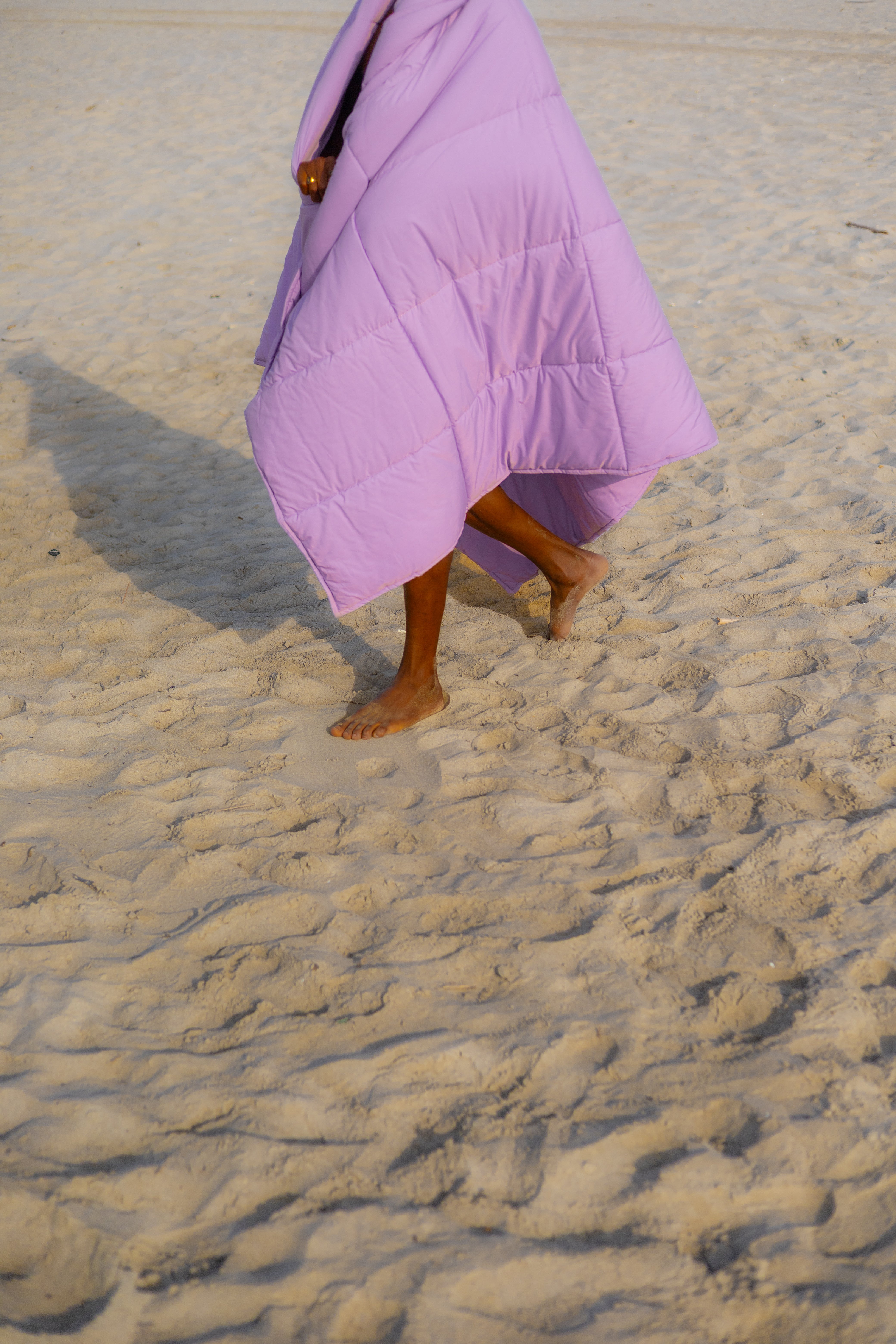 Puffy Blanket, lavender