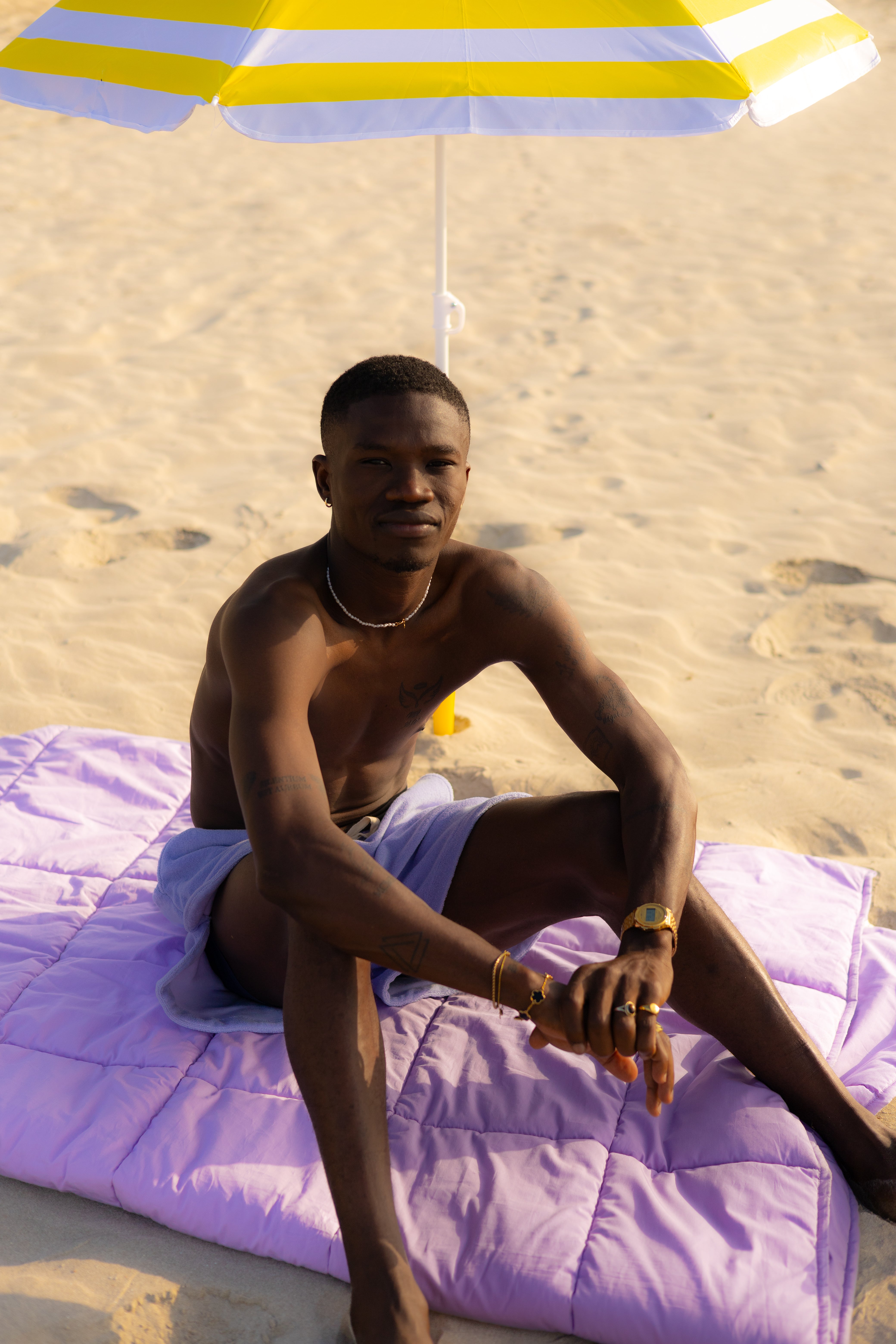 Puffy Blanket, lavender