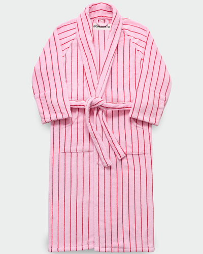 Naram Bathrobe, baby pink & ski patrol