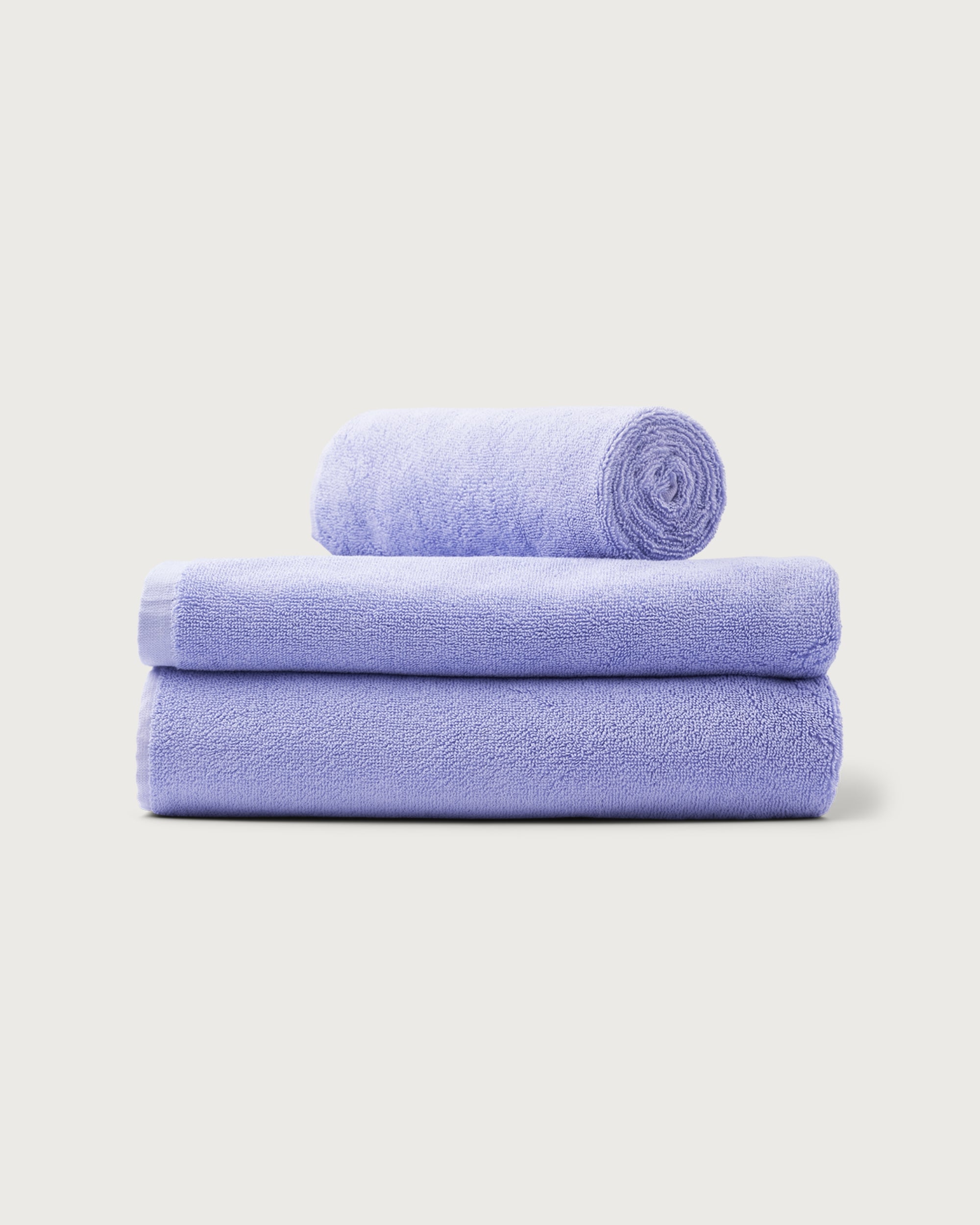 Naram Towels, lavender blue