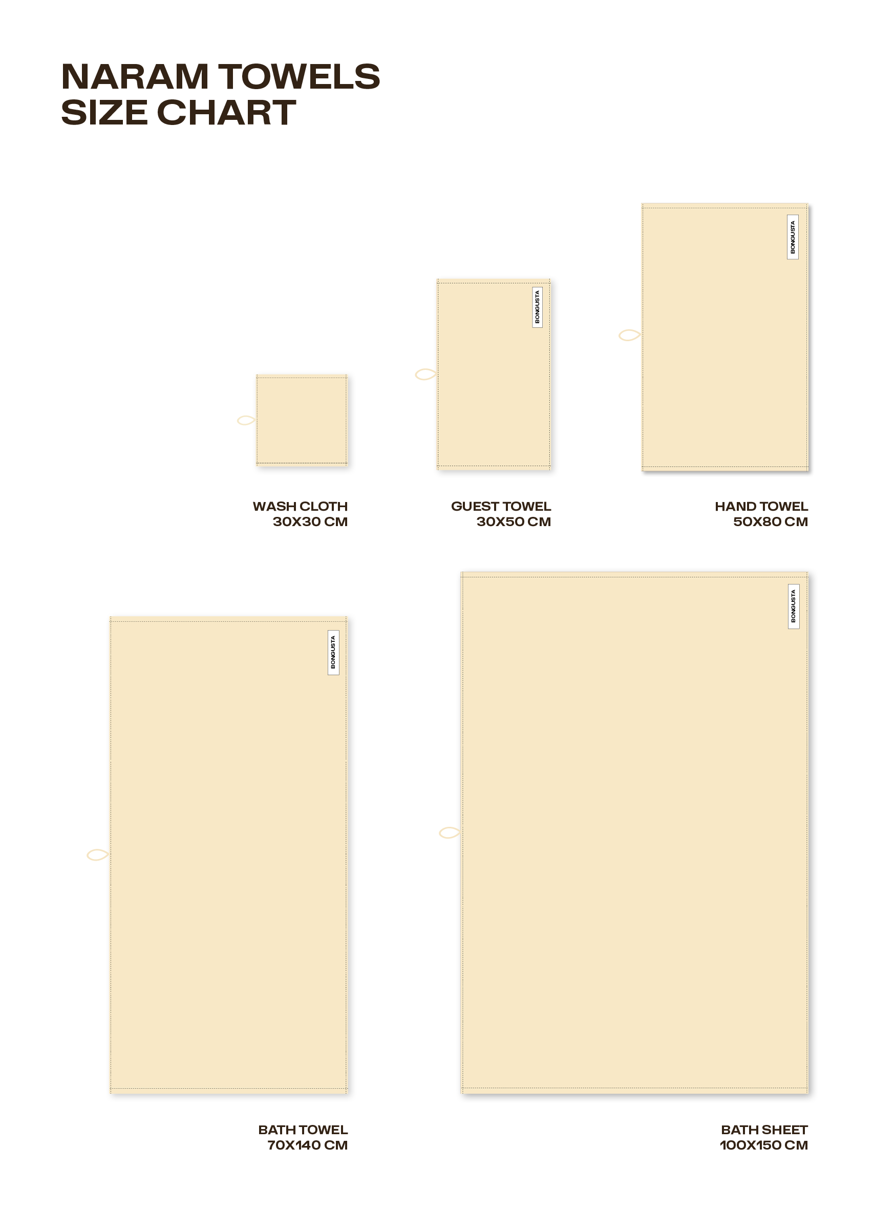 Naram Towels, vanilla